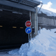 Tunnel entry between the Saint Bernard pass and Saint Bernard tunnel on the Swiss side of the border. Picture time stamp: 17:04